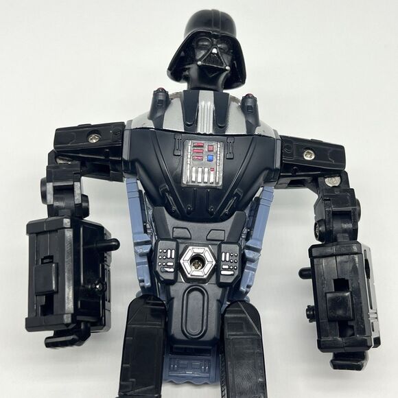 VTG Star Wars Transformers Crossover Darth Vader Tie Advanced 2005 Action Figure - Picture 11 of 12